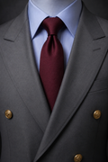 Regent Floral Silk Tie – Royal Burgundy