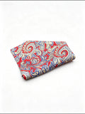 Monarch Paisley Pocket Square – Royal Red
