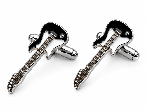 House of Monarch electric guitar cufflinks