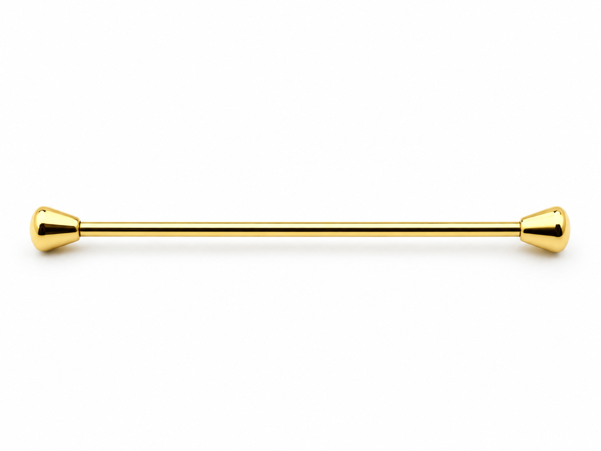 House of Monarch Textured-End Collar Bar